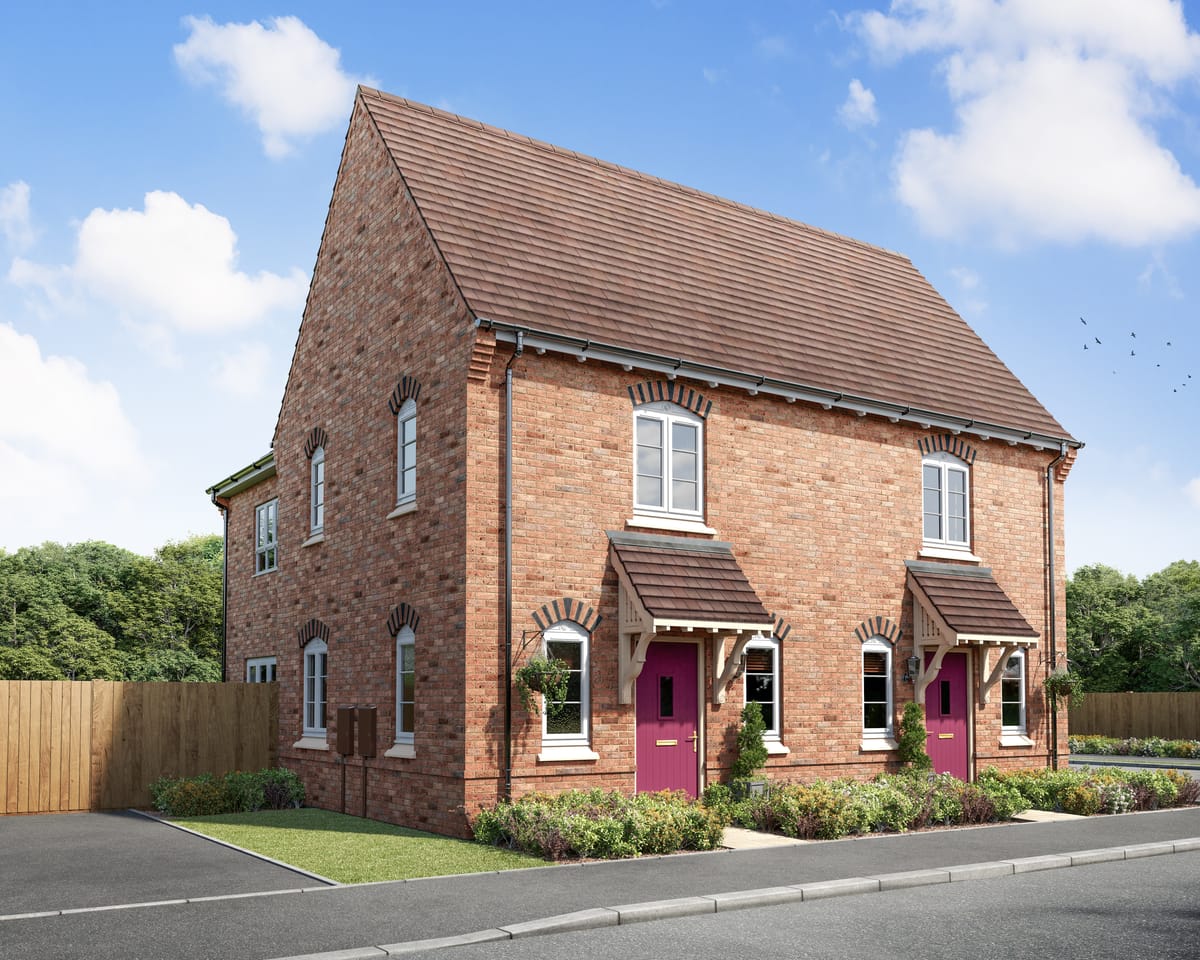 The BRANSTON, 1 bedroom semi-detached home